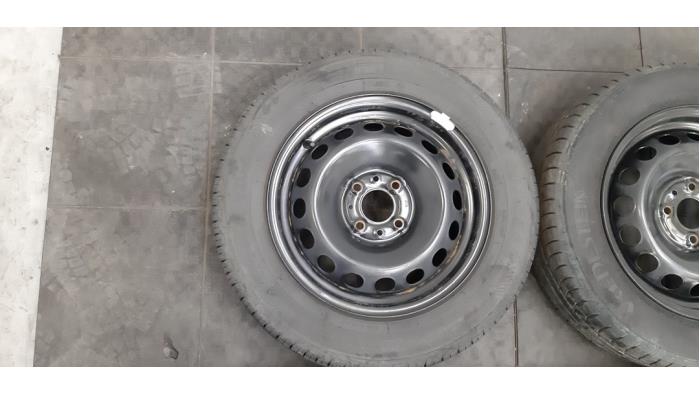 Kit jantes + pneumatiques Fiat 500