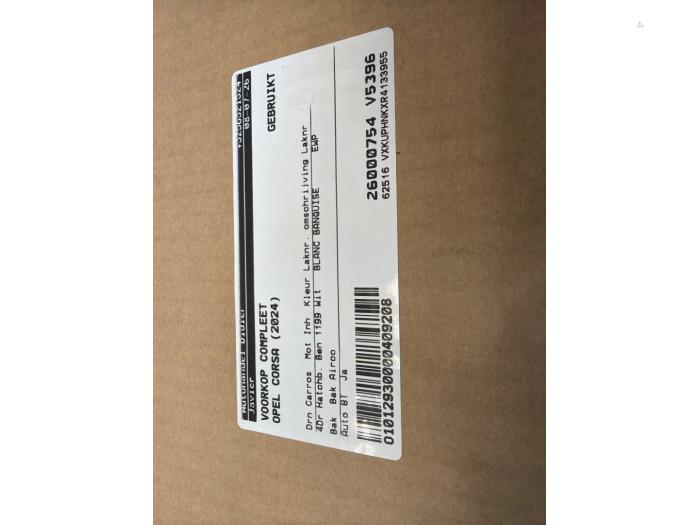 Partie avant complète Opel Corsa