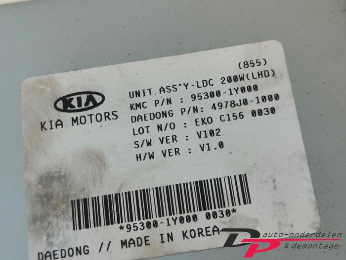 Comfort Module van een Kia Picanto (TA) 1.0 12V LPG 2015
