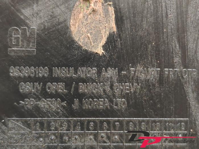 Motor Beschermplaat van een Opel Mokka/Mokka X 1.4 Turbo 16V 4x2 2016