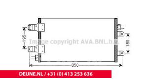 Renault Master Airco Condensor O9990000733 foto 3