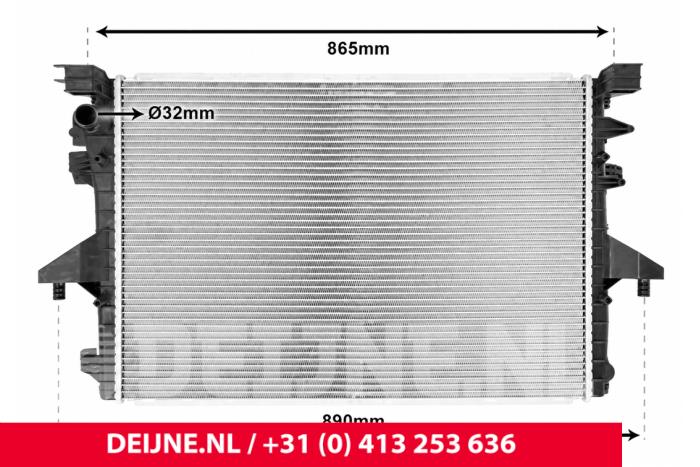 Nieuwe Radiateur Volkswagen Transporter Prijs € 93,17 Inclusief btw aangeboden door van Deijne Onderdelen Uden B.V.