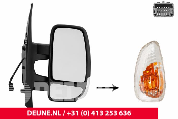 Renault Master Wing mirror, right O9990000377