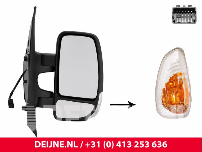 Renault Master Wing mirror, right O9990000378