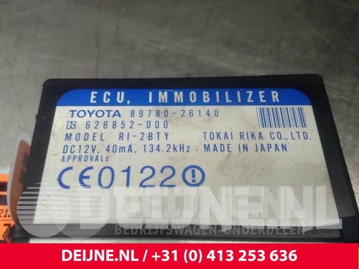 Toyota Hiace Immobiliser module O55348