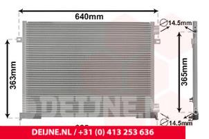 Nieuwe Airco Condensor Opel Vivaro Prijs € 57,96 Inclusief btw aangeboden door van Deijne Onderdelen Uden B.V.