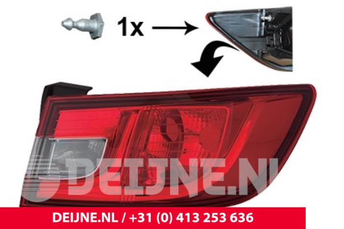 Renault Clio Rücklicht rechts O44919