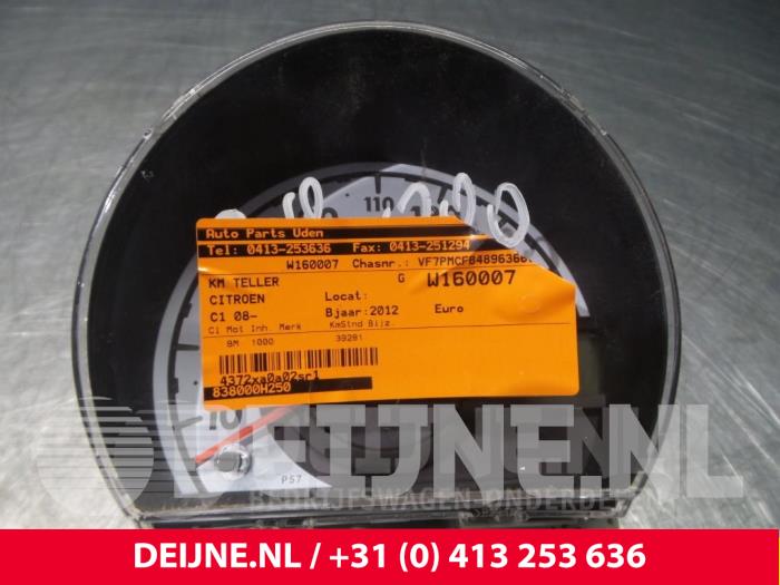 Citroen C1 Tacho - Kombiinstrument KM O46404