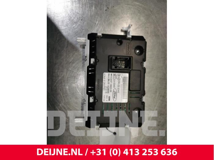 Display Interieur van een Ford Transit Custom 2015