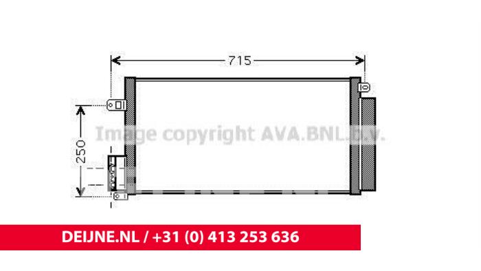 Opel Corsa Airco Condensor O58639