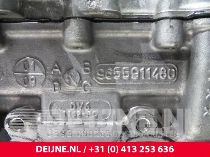 Cilinderkop van een Peugeot Partner Tepee (7A/B/C/D/E/F/G/J/P/S) 1.6 HDI 75 2010