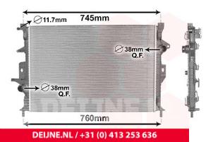 Nieuwe Radiateur Volvo V40 Prijs € 158,51 Inclusief btw aangeboden door van Deijne Onderdelen Uden B.V.