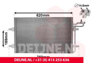 Nieuwe Airco Condensor Volvo V50 Prijs € 55,97 Inclusief btw aangeboden door van Deijne Onderdelen Uden B.V.