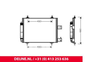 Citroen Jumpy Klima Kondensor O9990001133 foto 2