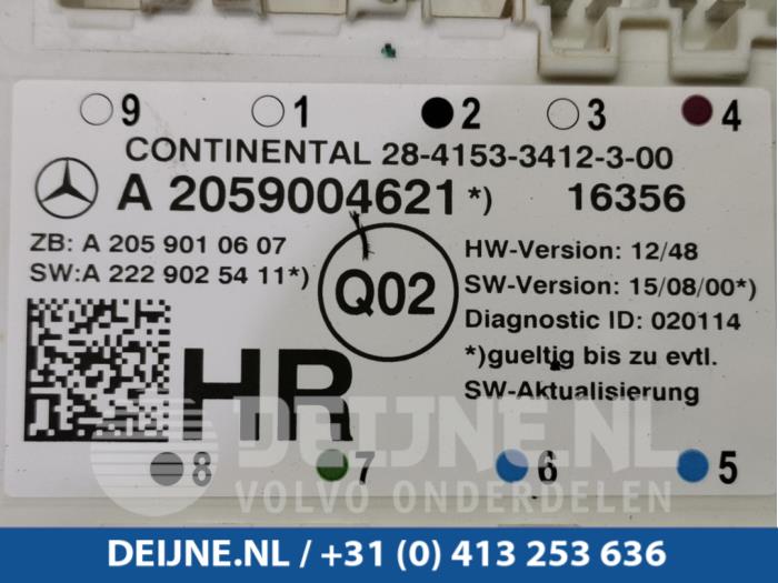 Gebruikte Deur module Mercedes GLC (X253) 2.0 260 16V 4-Matic Prijs € 90,00 Margeregeling aangeboden door van Deijne Onderdelen Uden B.V.