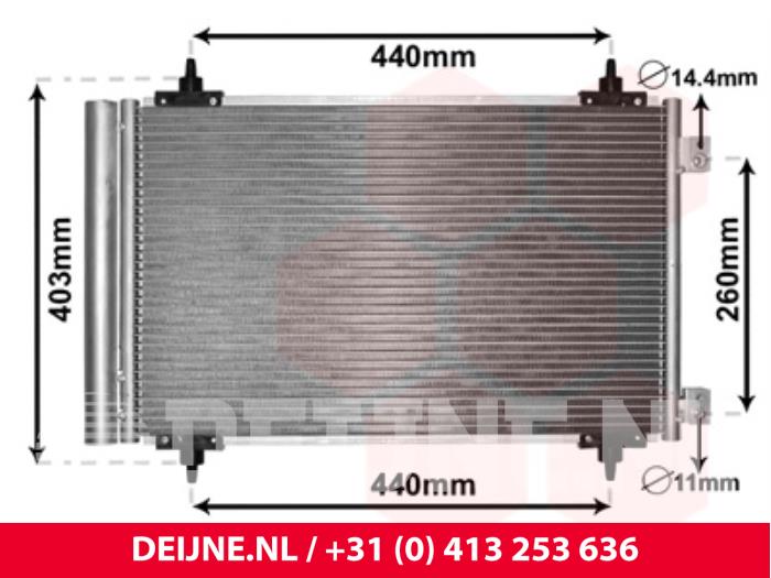 Citroen Jumpy Klima Kondensor O9990001363