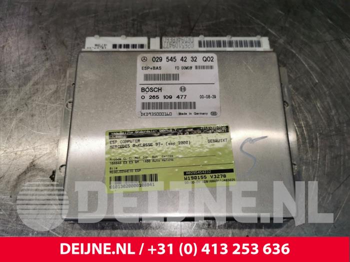 Gebruikte Esp computer Mercedes A (W168) 1.4 A-140 Prijs € 35,00 Margeregeling aangeboden door van Deijne Onderdelen Uden B.V.