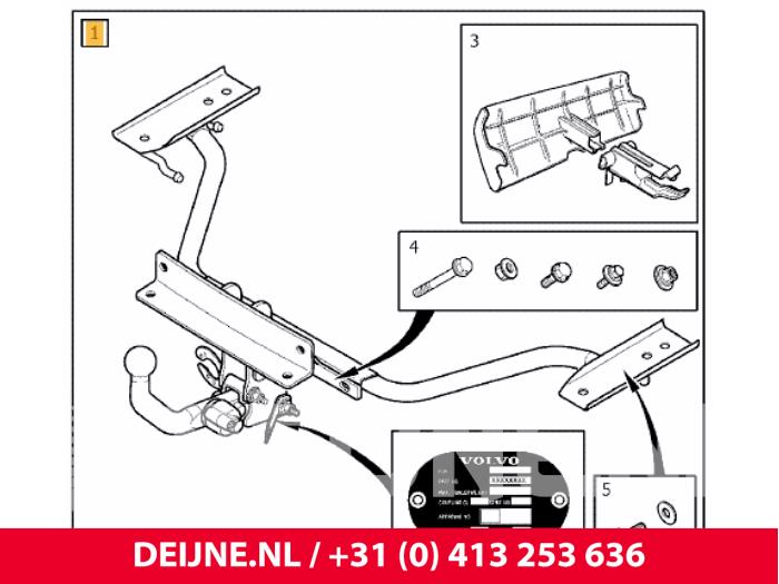 Volvo S40 Anhängerkupplung O119435