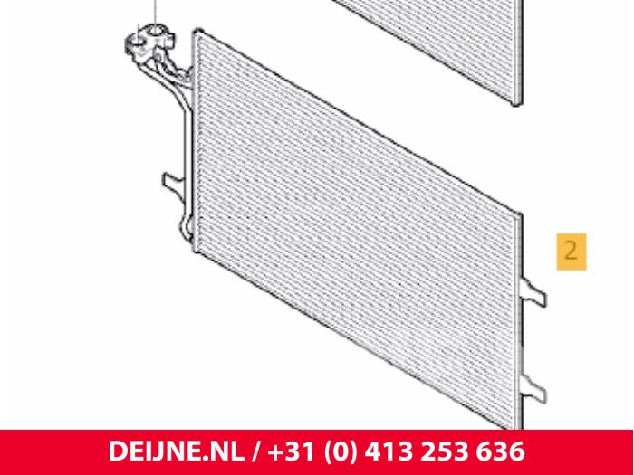 Volvo V50 Air conditioning condenser O119640