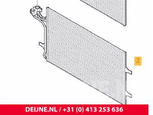 Nieuwe Airco Condensor Volvo V50 (MW) Prijs € 102,85 Inclusief btw aangeboden door van Deijne Onderdelen Uden B.V.