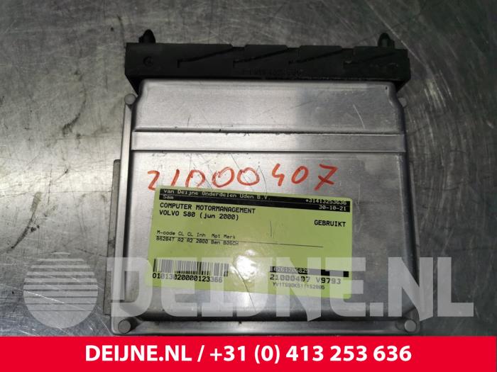 Gebruikte Computer Motormanagement Volvo S80 (TR/TS) 2.8 T6 24V Prijs € 75,00 Margeregeling aangeboden door van Deijne Onderdelen Uden B.V.