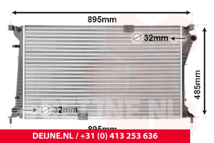 Opel Vivaro Kühler O9990001479