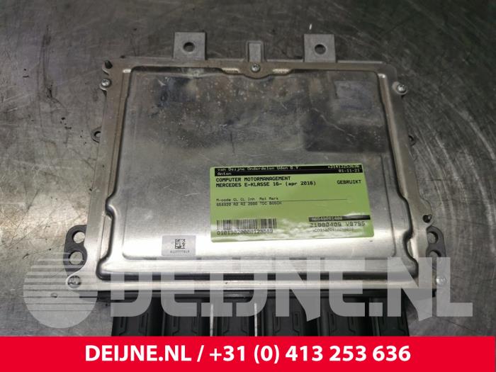 Mercedes E-Klasse Steuergerät Motormanagement O123589