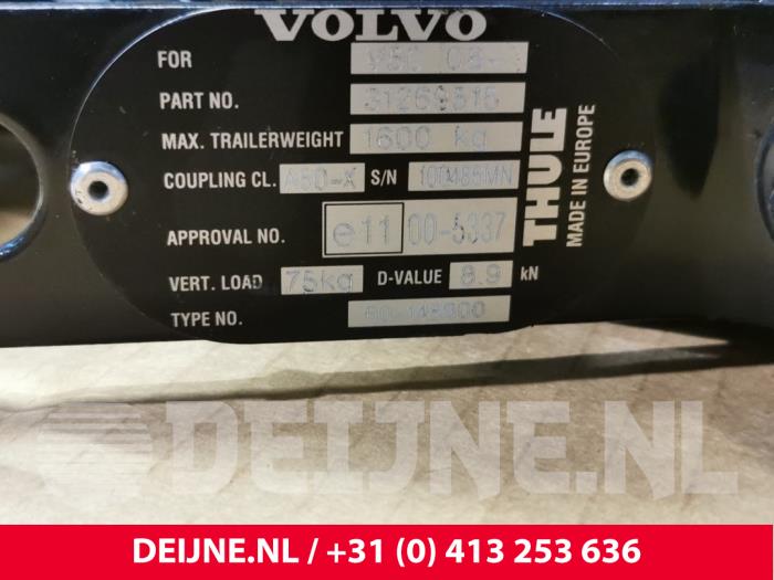 Trekhaak van een Volvo V50 (MW)  2012