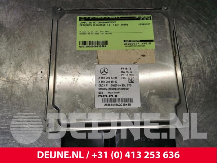 Mercedes B-Klasse Steuergerät Motormanagement O132901