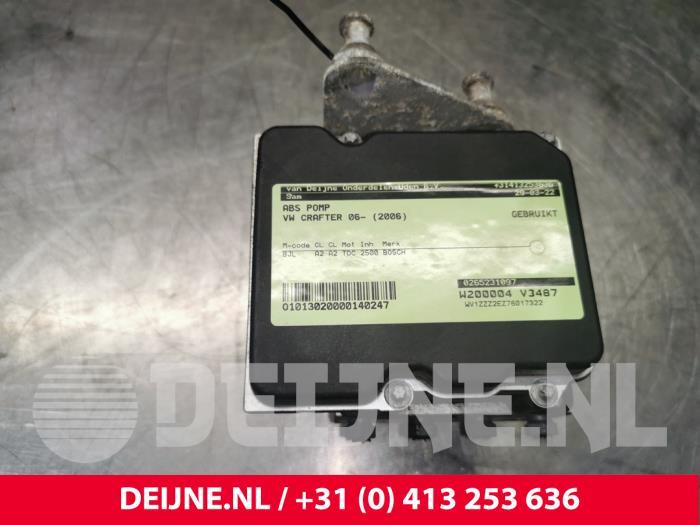 Gebruikte ABS Pomp Volkswagen Crafter 2.5 TDI 30/32/35 Prijs € 84,70 Inclusief btw aangeboden door van Deijne Onderdelen Uden B.V.