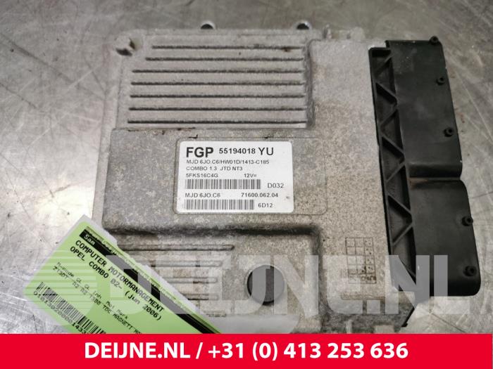 Opel Combo Steuergerät Motormanagement O143376
