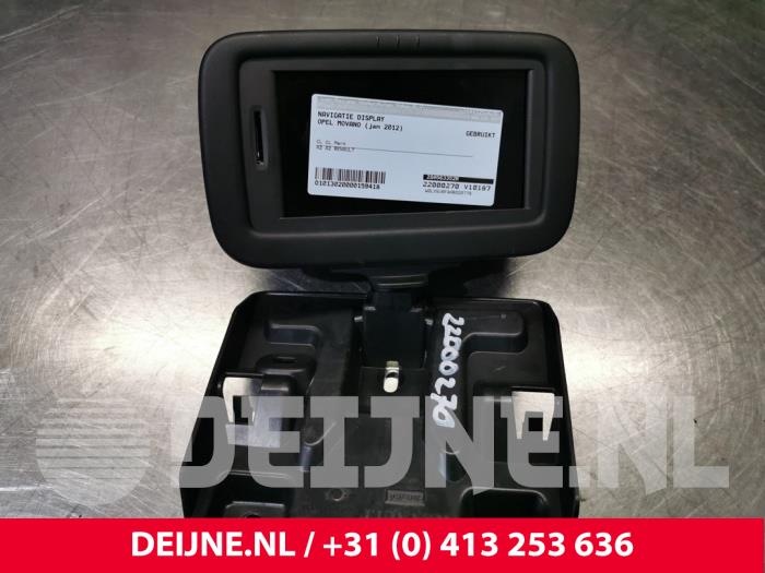 Opel Movano Navigation Display O159418