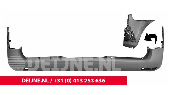 Mercedes Vito Achterbumper O9990001769