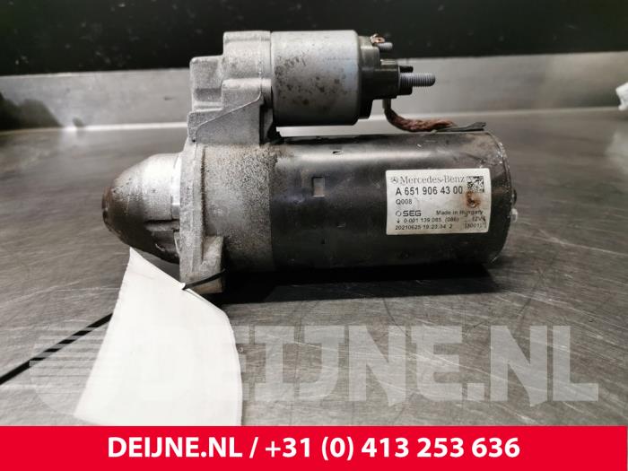 Gebruikte Startmotor Mercedes Sprinter 3,5t (907.6/910.6) 316 CDI 2.1 D RWD Prijs € 24,20 Inclusief btw aangeboden door van Deijne Onderdelen Uden B.V.