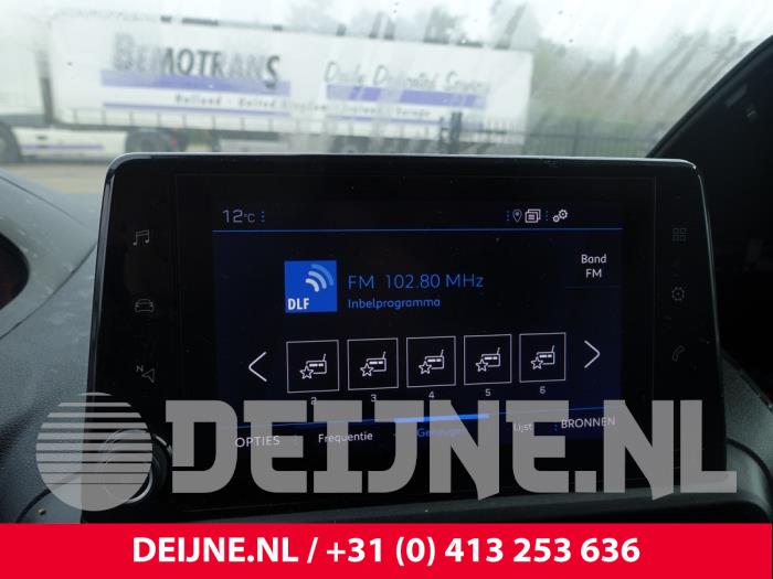 Peugeot Partner Display Multi Media regelunit O251870