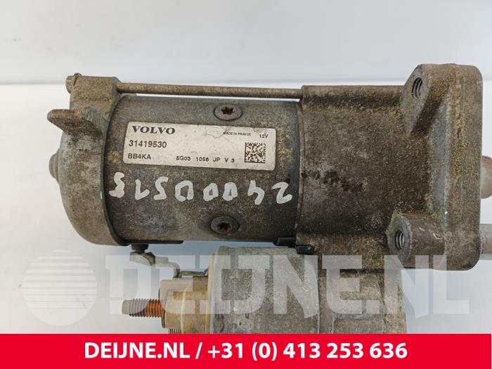 Startmotor van een Volvo XC60 I (DZ) 2.0 D4 16V 2015