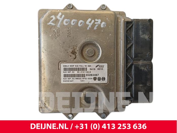 Computer Motormanagement van een Fiat Doblo Cargo (263) 1.3 D Multijet 2017