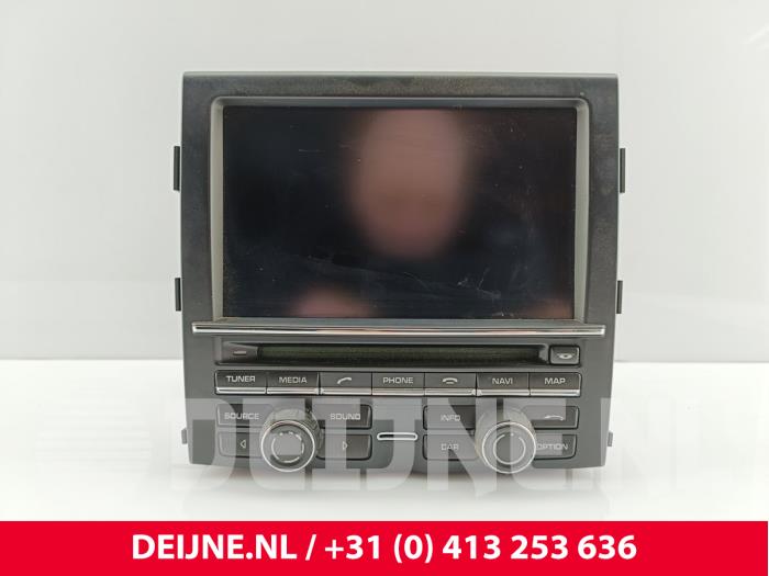 Porsche Cayenne Radiobedienings paneel O270922