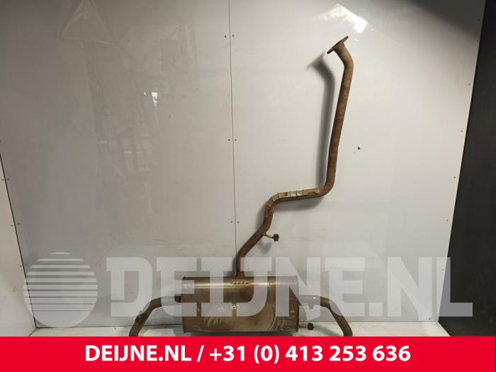 Uitlaat Einddemper van een MG HS/EHS I (AS23) 1.5 EHS T-GDI Hybrid 2024