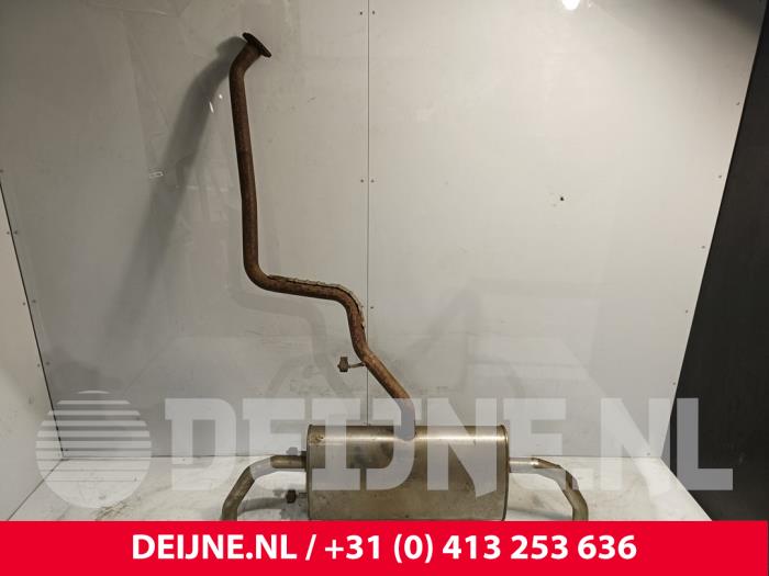 Uitlaat Einddemper van een MG HS/EHS I (AS23) 1.5 EHS T-GDI Hybrid 2024