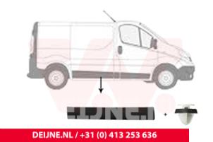 Nieuwe Sierlijst Renault Trafic Prijs € 38,72 Inclusief btw aangeboden door van Deijne Onderdelen Uden B.V.