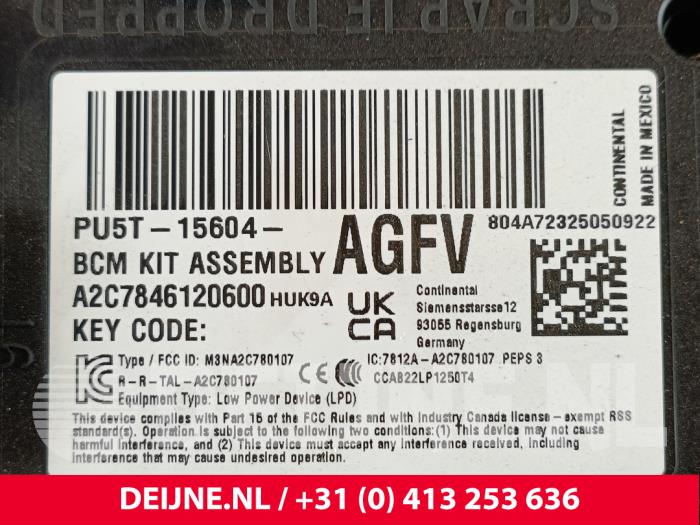 Computer Body Control van een Ford Transit Custom 2.0 EcoBlue 110 2024