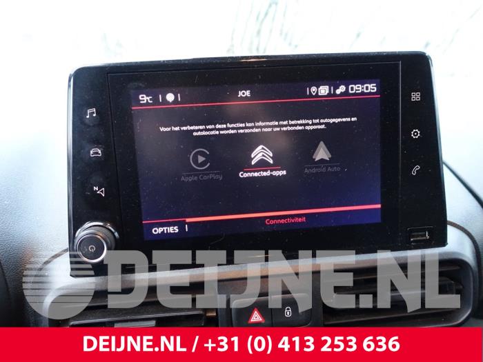 Citroen Berlingo Display Multi Media regelunit O285791