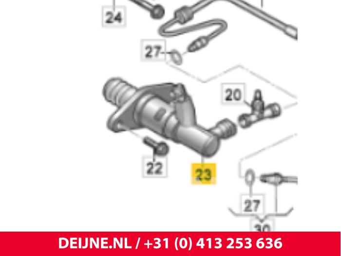 Volkswagen Caddy Kupplung Hauptzylinder O322635
