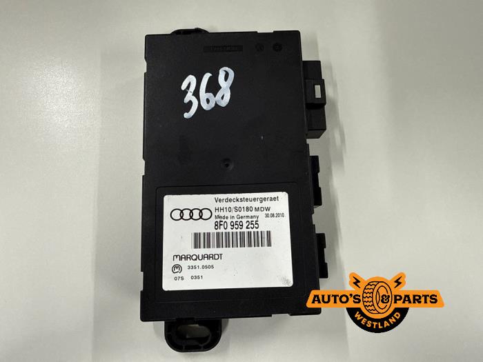 Gebruikte Computer cabriokap Audi A5 Cabrio (8F7) 1.8 TFSI 16V Prijs € 241,99 Inclusief btw aangeboden door Auto's en Parts Westland B.V.