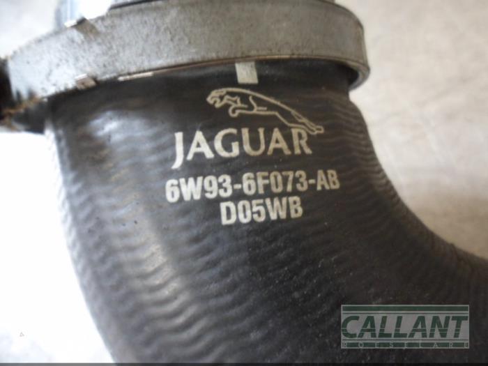 Intercooler Slang van een Jaguar XF (CC9) 3.0 D V6 24V 2009