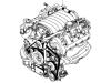 Motor van een Porsche Panamera (970), 2009 / 2016 4.8 V8 32V Turbo, Hatchback, Benzine, 4.806cc, 368kW (500pk), 4x4, M4870, 2009-09 / 2013-07, 970GC 2011