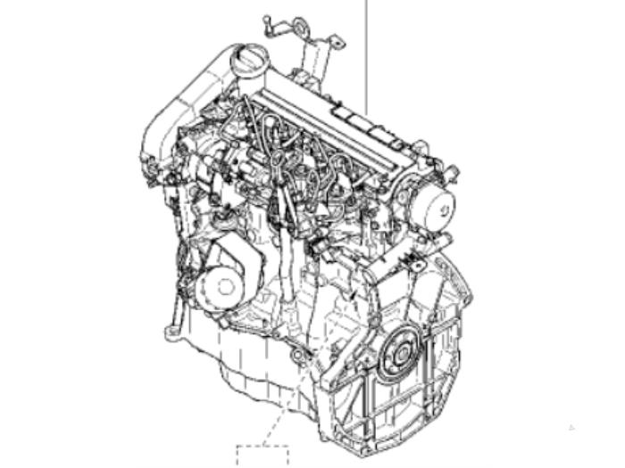 Motor Renault Kangoo Express (FW), 2008 1.5 dCi 95, Bestel, Diesel, 1.461cc, 70kW (95pk), FWD, K9K872; K9KU8, 2019-10, FW16 (Gebruikt)