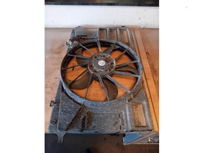 Koelvin van een Ford Transit Custom 2.0 TDCi 16V Eco Blue 130 2023