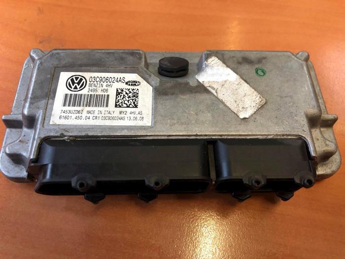 Computer Motormanagement Volkswagen Golf V Variant (1K5), 2007 / 2009 1.4 16V, Combi/o, Benzine, 1.390cc, 59kW (80pk), FWD, BUD, 2007-06 / 2009-07, 1K5 (Gebruikt)